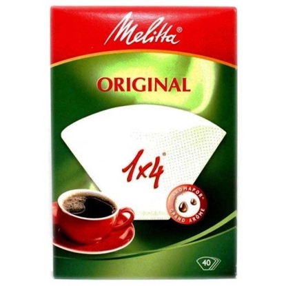 Изображение MELITTA Original kavos filtrai, 1X4, 40 vnt.