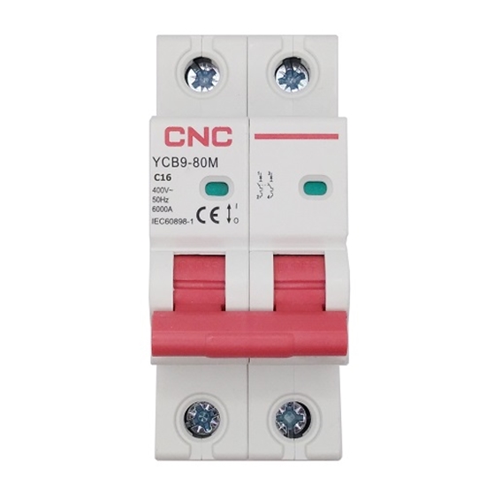 Picture of Miniature Circuit Breaker, 2P, 16A, Class C, 6kA