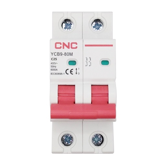 Picture of Miniature Circuit Breaker, 2P, 25A, Class C, 6kA