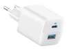 Picture of MOBILE CHARGER WALL 323 DUAL/WHITE 33W A2331G21 ANKER