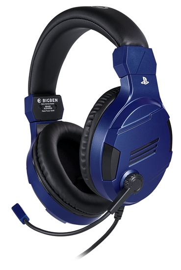 Picture of NACON BIGBEN GAMING HEADPHONES WITH MICROPHONE BLUE PS4 V3 PS4OFHEADSETV3BLUE