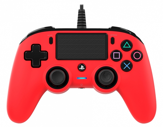 Picture of NACON PS4OFCPADRED GAMING COMPACT CONTROLLER PS4 RED