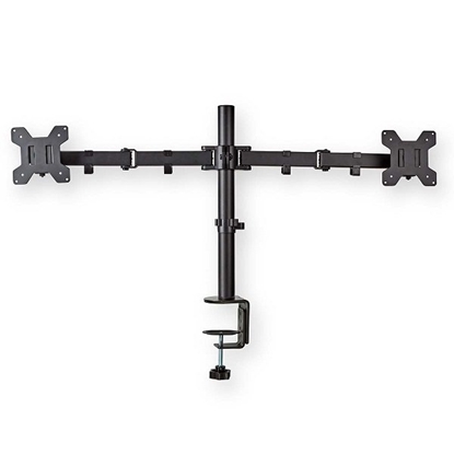 Attēls no Nedis MMDOS110BK Desktop Monitor Mount with Full Motion 15-32" / 8kg / VESA 75x75 / 100x100