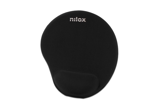 Picture of NILOX ERGONOMIC MOUSE PAD BLACK NXMPE01