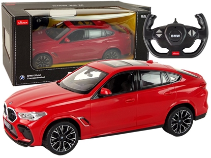 Attēls no Nuotoliniu būdu valdomas automobilis Bmw X6 M, 1:14, raudonas