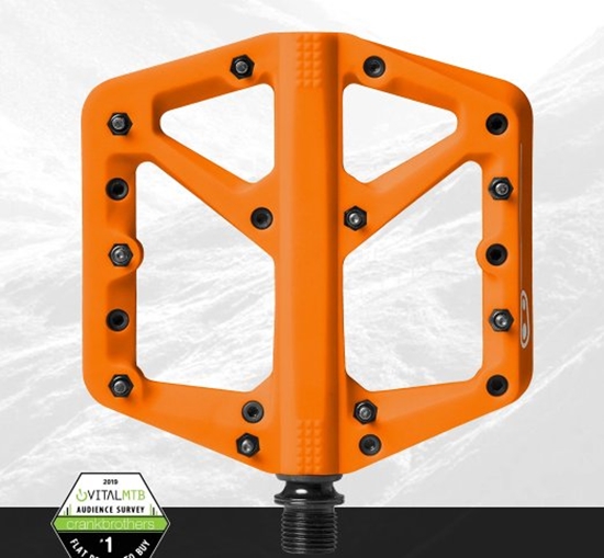 Изображение Pedalai Crankbrothers STAMP 1 Small oranžiniai