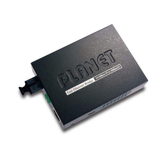Picture of PLANET FT-806B20 tinklo medijos keitiklis 100 Mbit/ai 1550 nm Vienas režimas Juoda