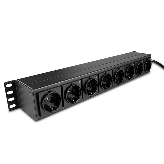 Изображение RACK PDU SCHUKO 1.5U/73025 LINDY