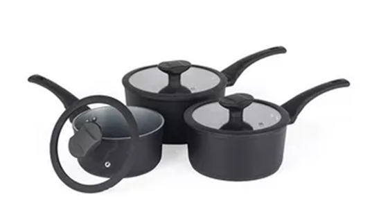 Picture of Russell Hobbs RH02131EU7 Crystaltech tall saucepan set 3pcs