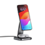 Picture of Satechi 2-in-1 Foldable Qi2 Wireless Charging Stand (Space Gray)