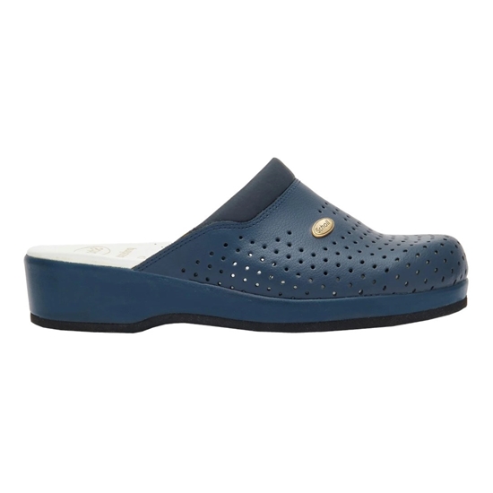 Изображение Scholl Clog Backguard - unisex clogs navy blue, size 41