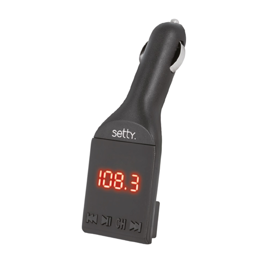Picture of Setty Car FM Transmitter Bluetooth / USB / Micro SD / Aux / LCD / AUX 3.5 mm Cable