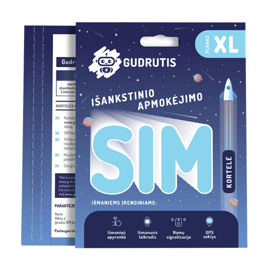 Изображение Gudrutis CARD PREPAYD GUDRUTIS SIMXL