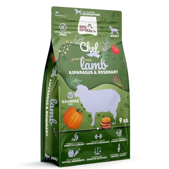 Изображение SYTA MICHA Chef Lamb, asparagus and rosemary - dry dog food - 9kg