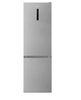 Attēls no SMEG STAINLESS STEEL COMBI FRIDGE FREEZER 200CM RC20XDNE