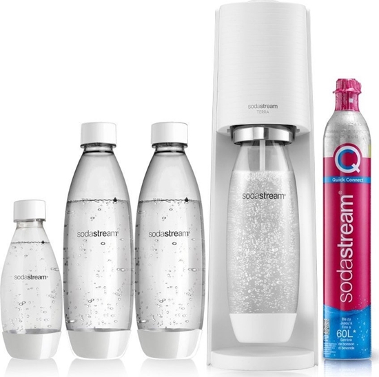 Picture of SodaStream Soda Maker Terra Megapack QC white incl 3 bottles (2270213)