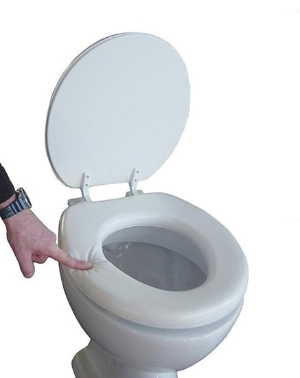 Picture of Soft toilet seat with a flap