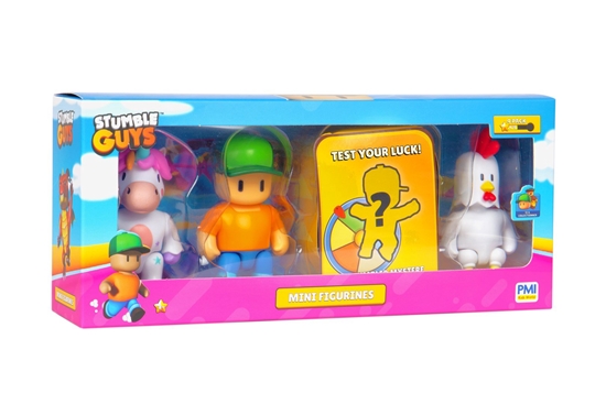 Изображение STUMBLE GUYS - MINI FIGURKI- ZESTAW 4 FIGUREK VER.B