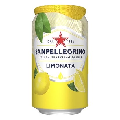 Изображение Sulas dzēriens S.PELLEGRINO Limonata Citronu, gāzēts, bundžā, 0.33l(DEP)