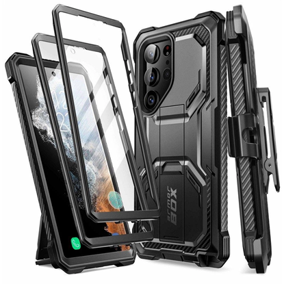 Изображение Supcase IBLSN ARMORBOX 2-SET GALAXY S23 ULTRA BLAC