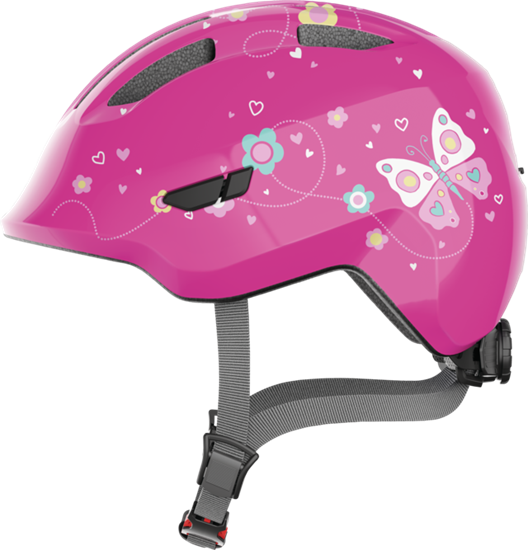 Picture of Šalmas Abus Smiley 3.0 pink butterfly - m