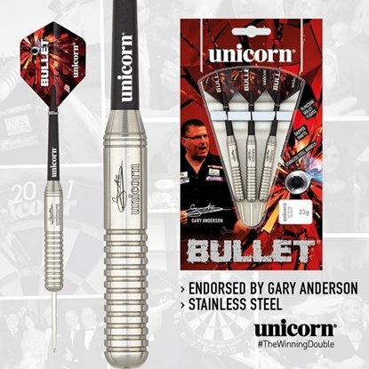 Изображение Šautriņa ar tērauda uzgali Unicorn Bullet Stainless Steel - Gary Anderson 21g: 27523 | 23g: 27524 | 25g: 27525 - 21 g