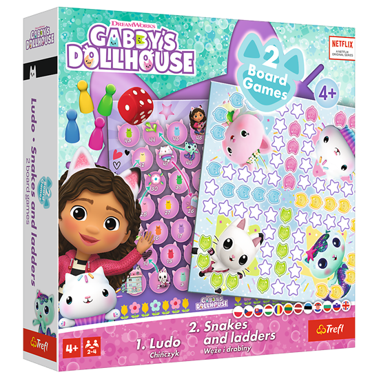 Изображение TREFL GABBY´S DOLLHOUSE Stalo žaidimas 2 in 1