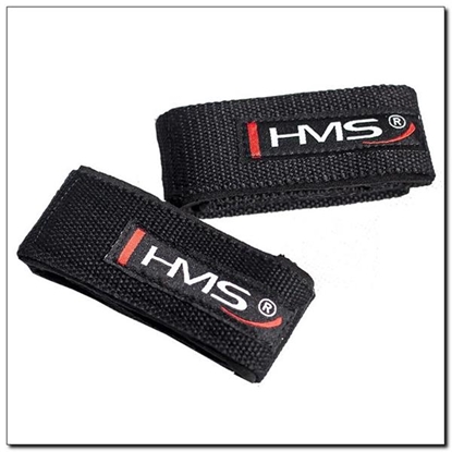 Attēls no TRENIŅU SIKNAS DEADLIFTAM F4431 WEIGHT LIFTING STRAPS HMS