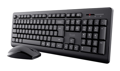 Picture of Trust Primo keyboard Mouse included Universal RF Wireless QWERTY US English Black
