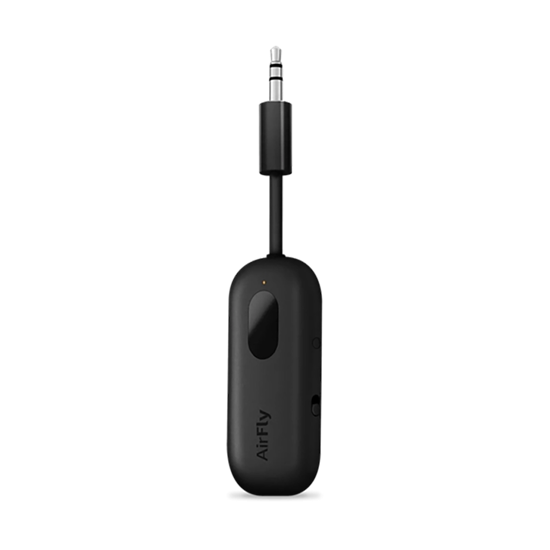 Изображение Twelve South Twelve South AirFly Pro - adapter Bluetooth do wejścia 3,5mm jack kompatybilny z AirPods i innymi słuchawkami Bluetooth, do 2 par słuchawek jednocześnie oraz z AUX IN (black)