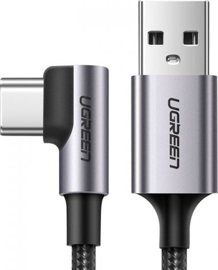 Picture of Ugreen USB - USB Type C angled cable 2m 3A gray (50942)