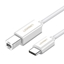 Attēls no Ugreen USB C Cable 1 m White