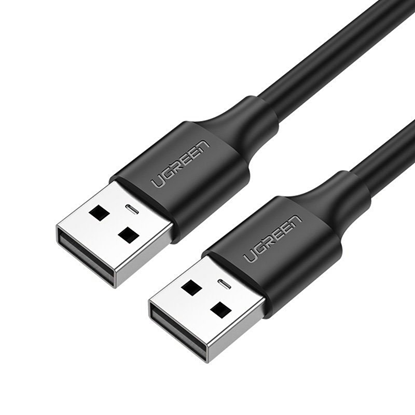 Изображение USB 2.0 M-M UGREEN kabelis US102, 0,5 m (melns)