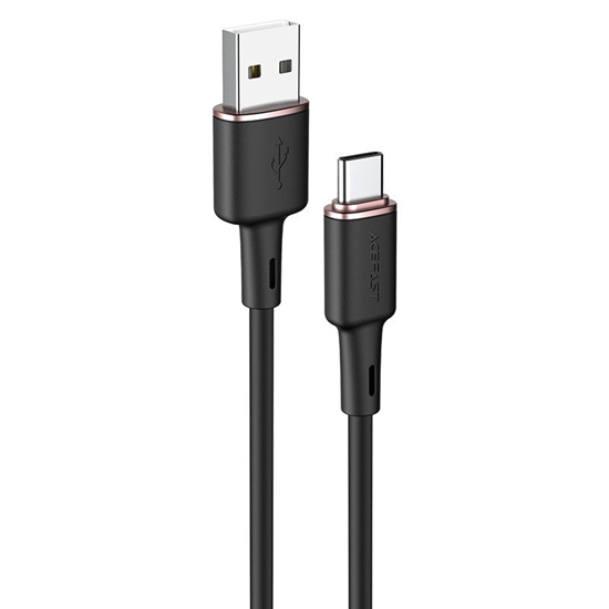 Изображение USB kabelis Acefast C2-04 USB-A to USB-C 1.2m juodas