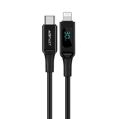 Attēls no USB kabelis Acefast C6-01 MFi PD30W USB-C to Lightning 1.2m juodas