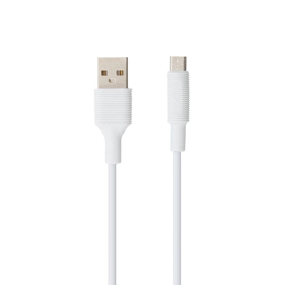 Picture of USB kabelis Borofone BX1 microUSB 1.0m baltas