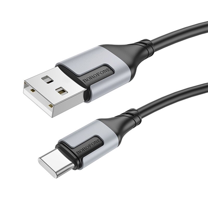 Изображение USB kabelis Borofone BX101 USB-A to USB-C 1.0m juodas