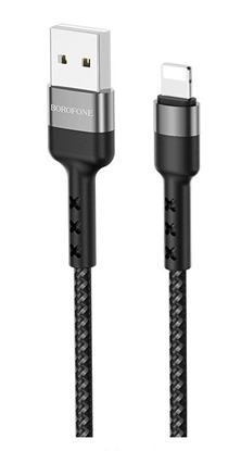 Изображение USB kabelis Borofone BX34 Lightning 1.0m juodas