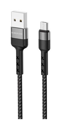 Picture of USB kabelis Borofone BX34 microUSB 1.0m juodas