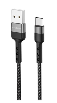 Изображение USB kabelis Borofone BX34 Type-C 1.0m juodas
