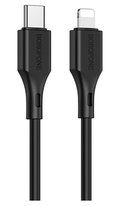 Изображение USB kabelis Borofone BX49 PD Type-C į Lightning 1.0m juodas