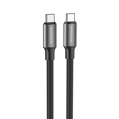Изображение USB kabelis Borofone BX82 60W Type-C to Type-C 1.0m juodas