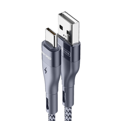 Attēls no USB kabelis DUZZONA A8 USB to USB-C 1.0m