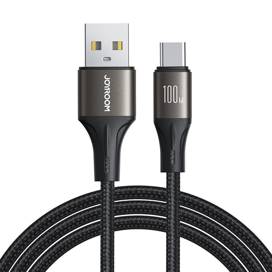 Изображение USB kabelis Joyroom SA25-AC6 USB to USB-C 100W 1.2m juodas