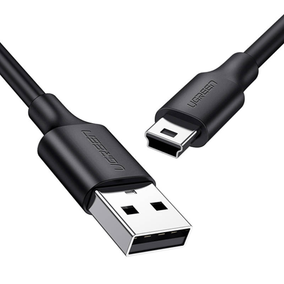 Изображение USB-Mini USB kabelis UGREEN US132, 0,5 m (melns)