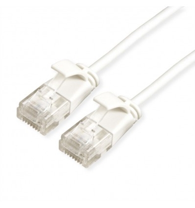 Picture of UTP Data Center Patch Cord Cat.6A (Class EA), LSOH, Slim, white, 0.5 m Roline Green