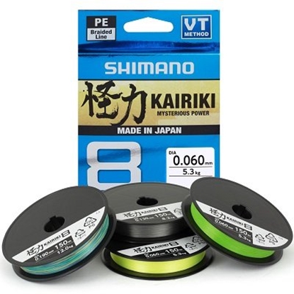 Picture of Valas Shimano Kairiki 8 Steel Gray, 150m, 0.19mm, 12kg