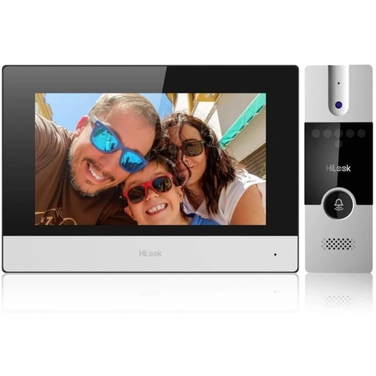 Изображение Video intercom HILOOK HD-VIS-04 7” screen LCD TFT 1024x600px WiFi Black, Silver