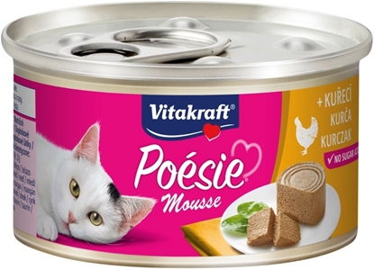 Picture of VITAKRAFT POESIE mousse chicken - wet cat food - 85 g