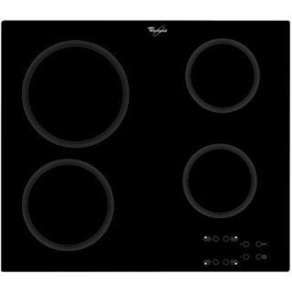 Attēls no Whirlpool AKT 801/NE hob Black Built-in 58 cm Zone induction hob 4 zone(s)